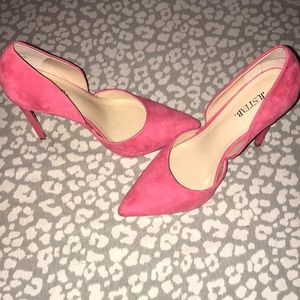 Honeysuckle Pink Pumps